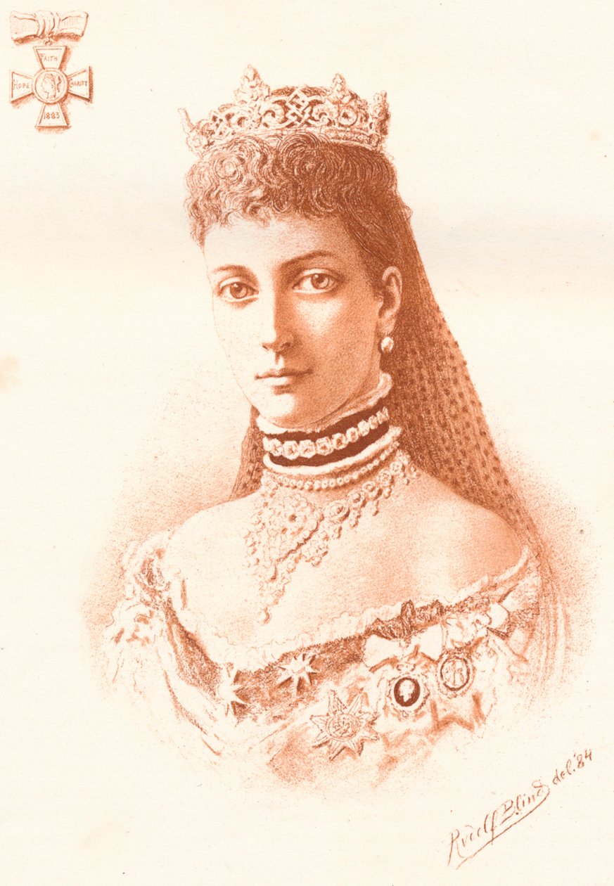Její královská výsost princezna z Walesu, 1884 od Rudolf Blind
