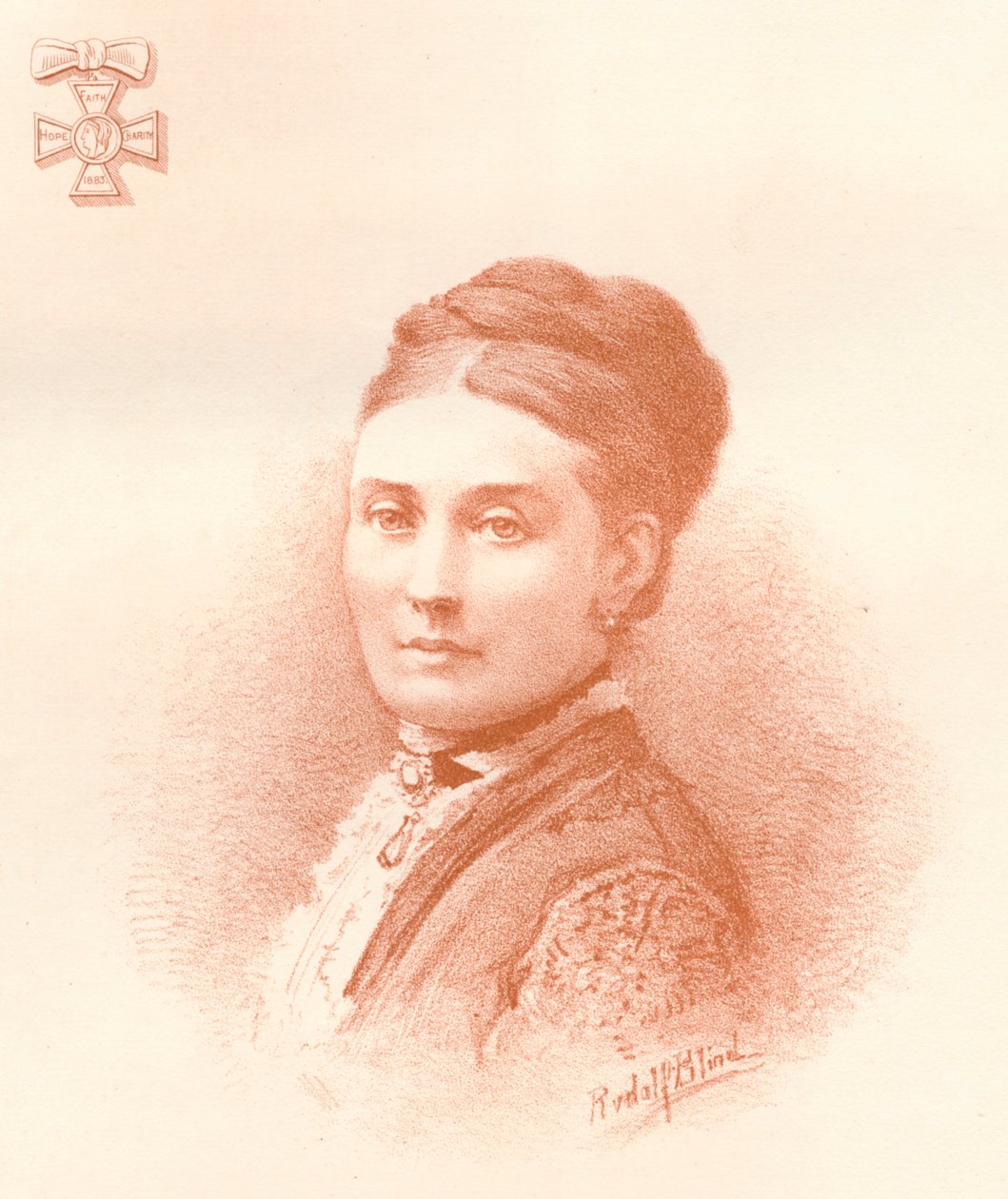 Korunní princezna Německé říše a Pruska, 1884 od Rudolf Blind