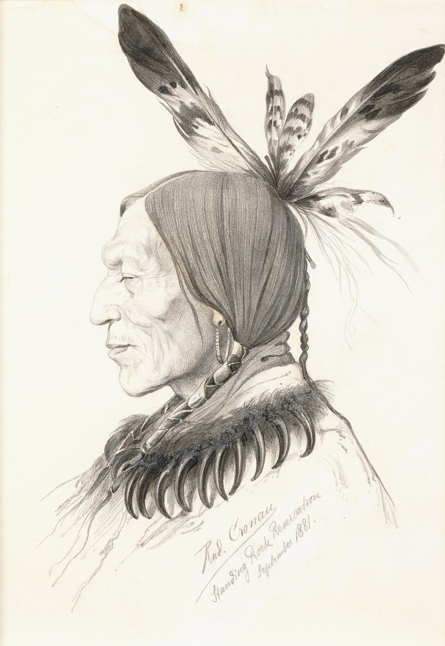 Heu-Topa, Čtyři rohy nebo Jagoo, Vypravěč, náčelník Hunkpapa Sioux od Rudolf Cronau