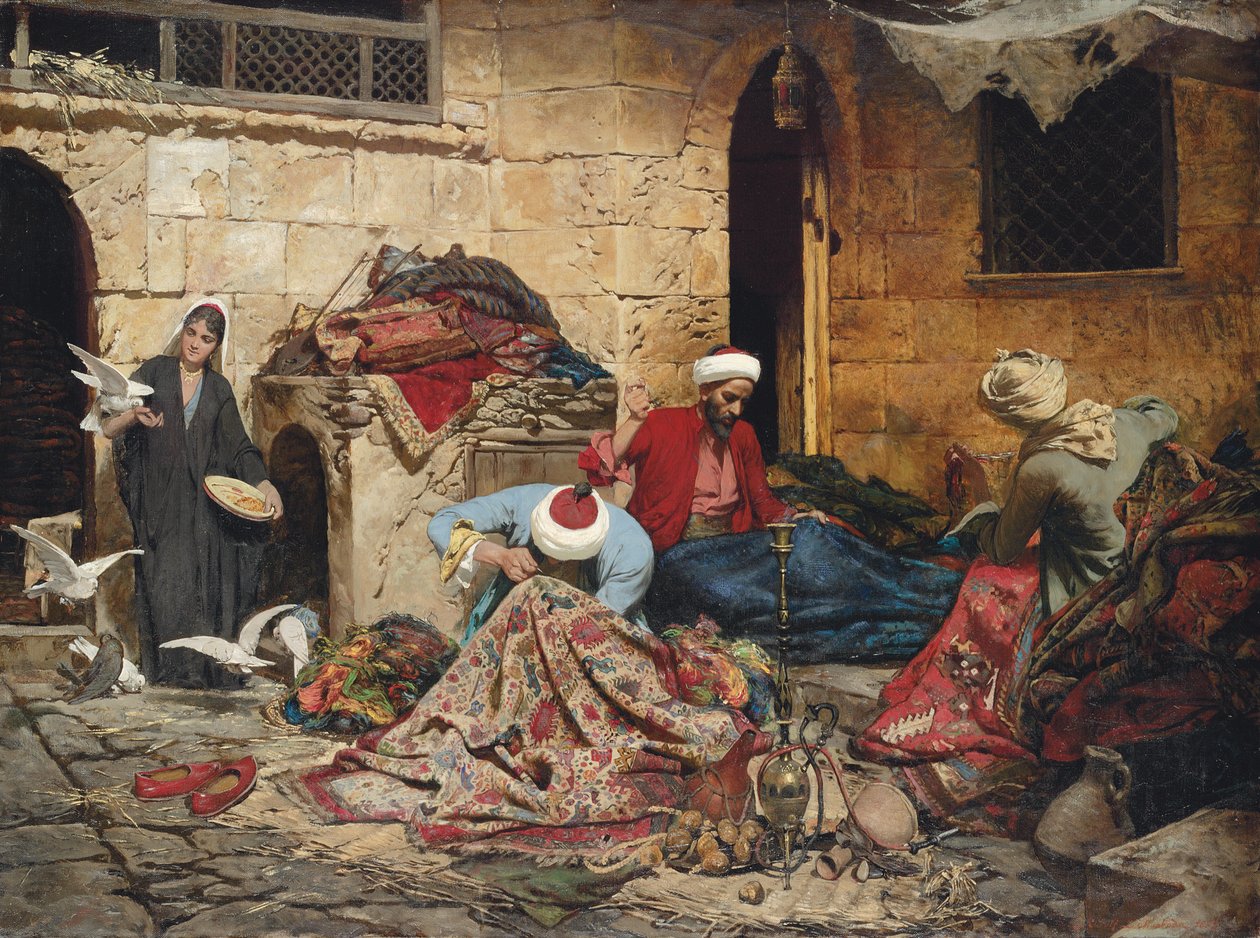 The Carpet Menders, 1883 od Rudolf Der G. Swoboda