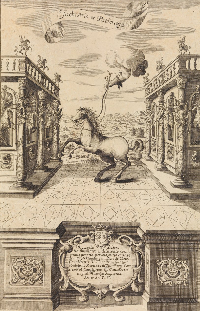 Album bitových vzorů, 1674. od Rudolf Franz Ferdinand von Talmberg