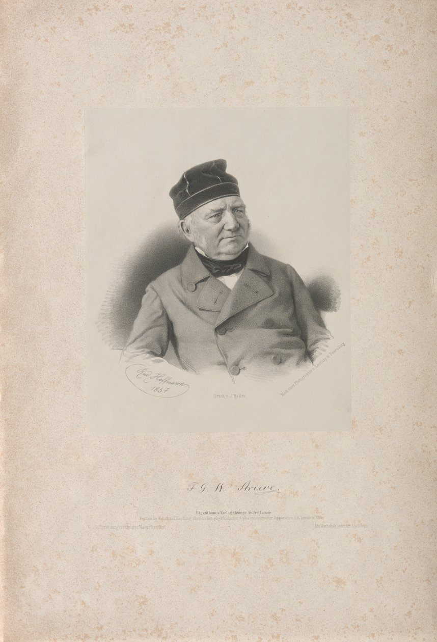 Friedrich Georg Wilhelm Vasilij Jakovlevič von Struve 1793-1864, 1857. od Rudolf Hoffmann