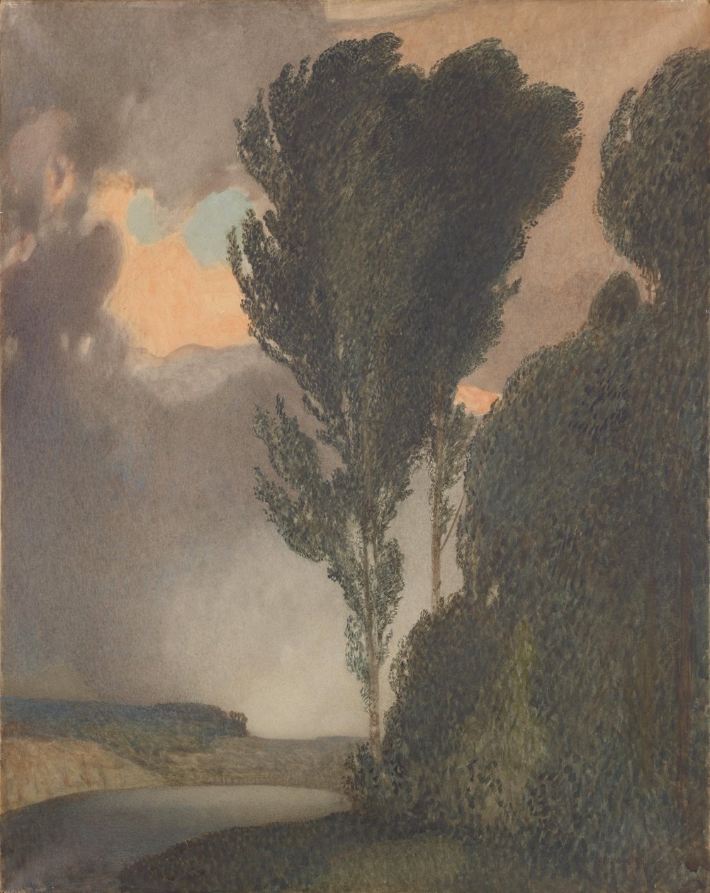 Bouřlivá krajina od Rudolf Jettmar