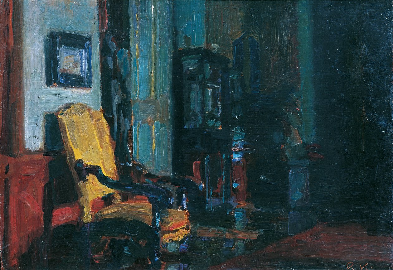 Interiér (hrad Dioseg u Pressburgu) od Rudolf Konopa