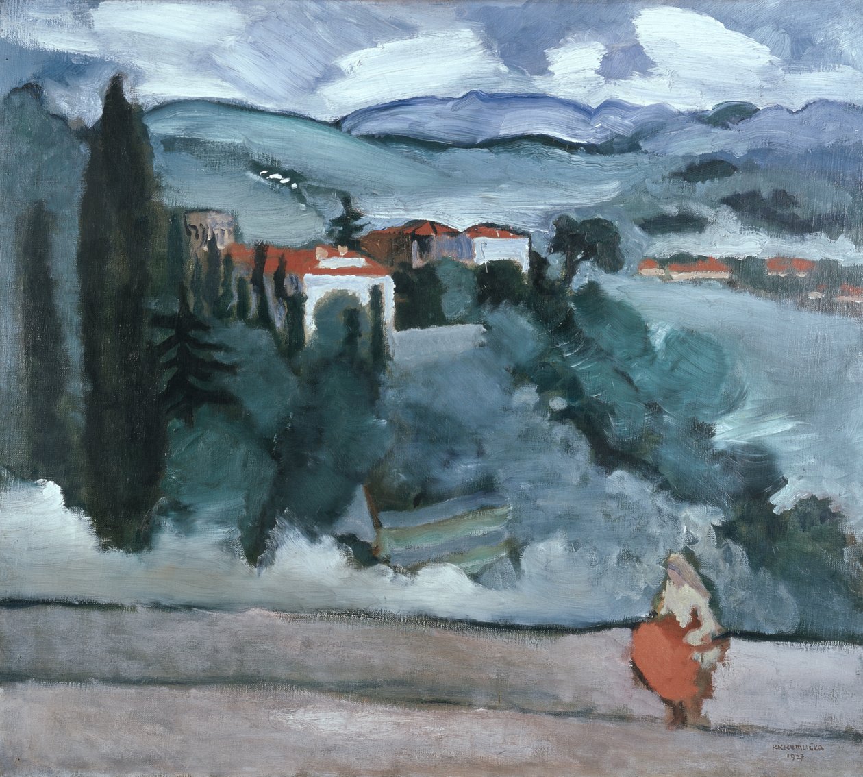 Cesta do Fiesole od Rudolf Kremlicka
