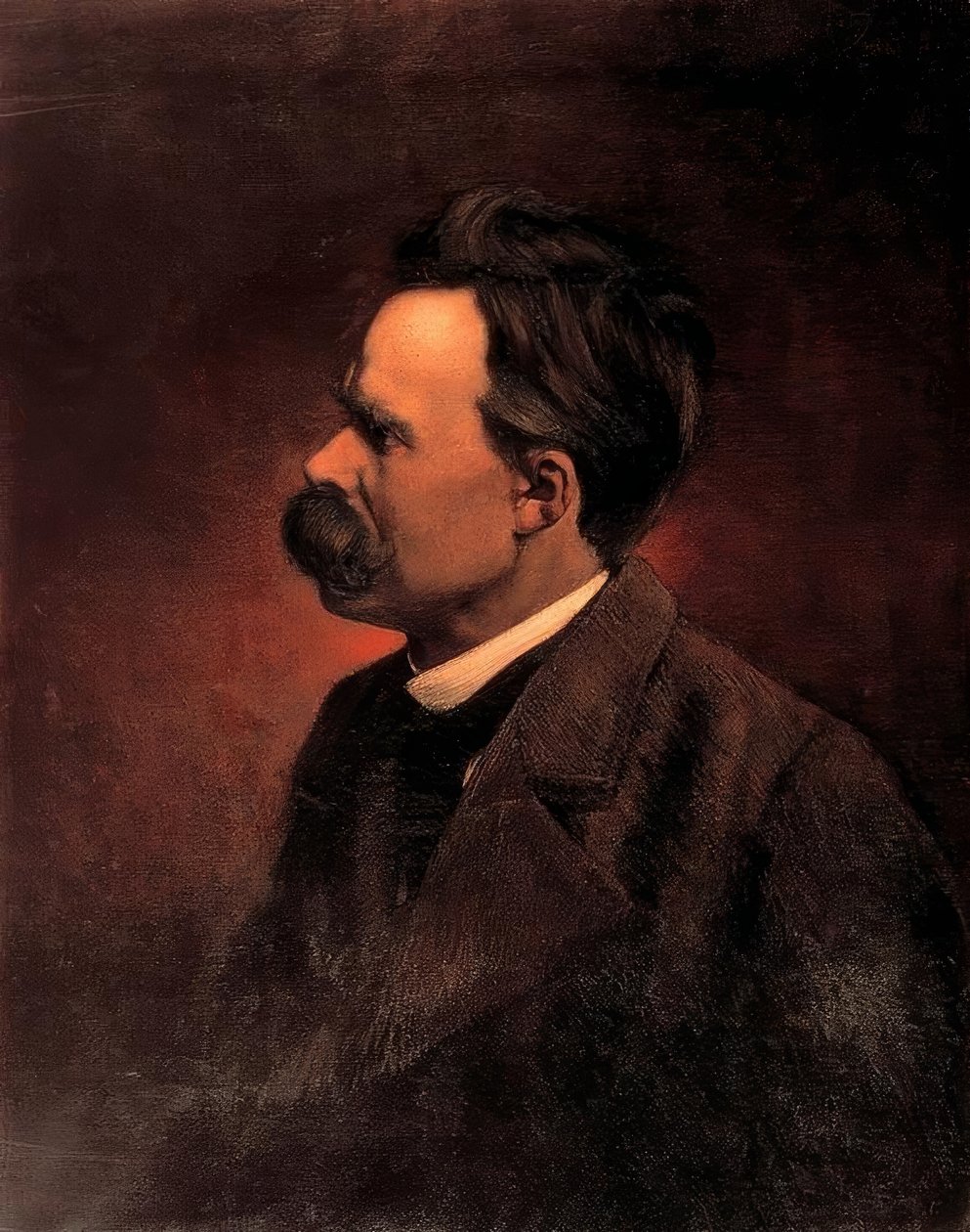 Nietzscheho portrét od Rudolf Köselitz