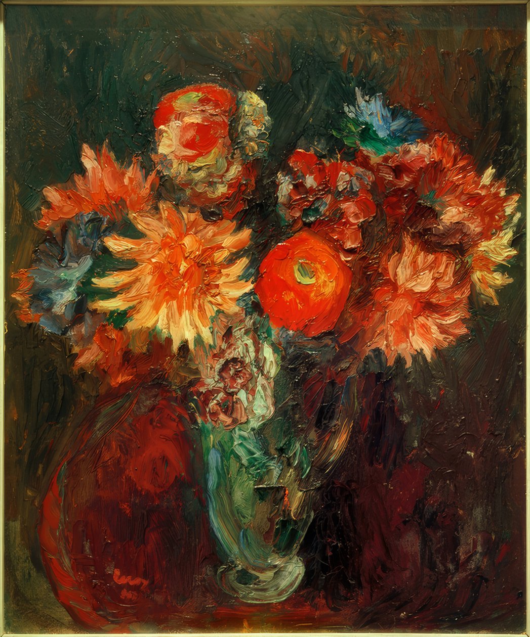 Dahlia kytice od Rudolf Levy