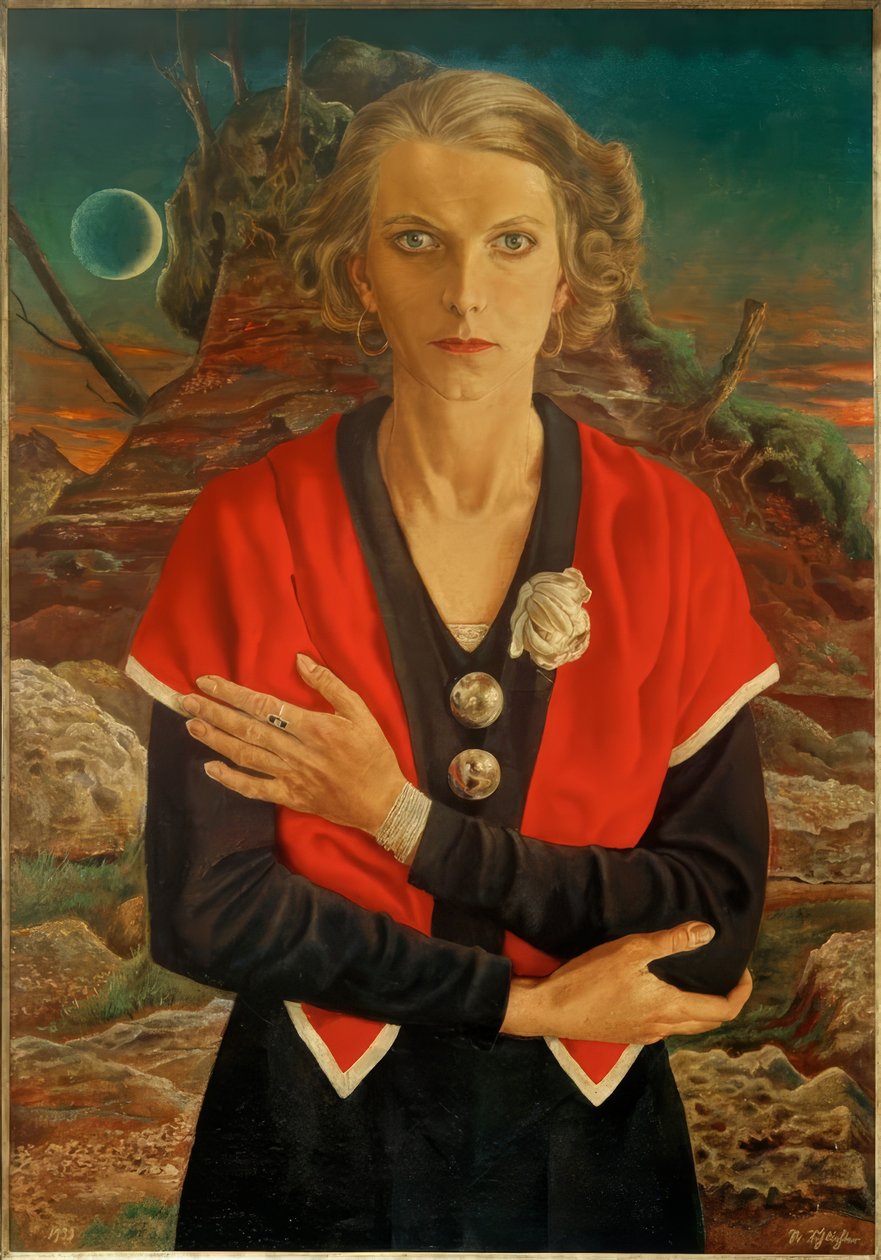 Frauenporträt von Rudolf Schlichter