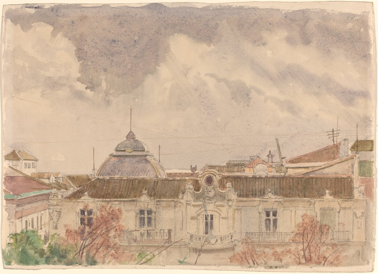Palác Belvedere, Vídeň od Rudolf von Alt