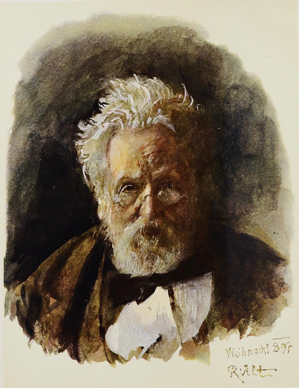 Autoportrét od Rudolf von Alt