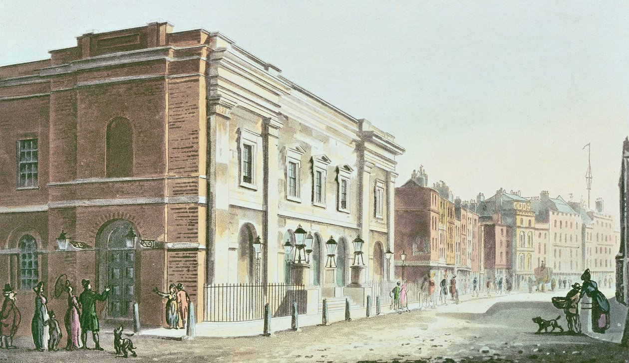 Nové divadlo Drury Lane, 1812 od Rudolph Ackermann