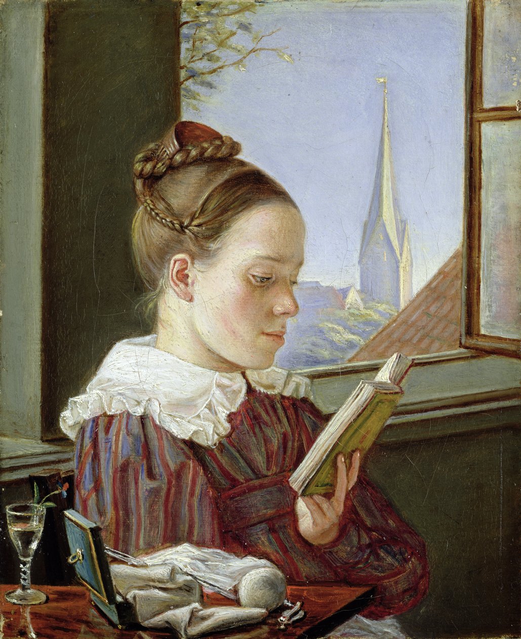 Minna Wasmann, sestra umělce (1811-36), 1822 od Rudolph Friedrich Wasmann