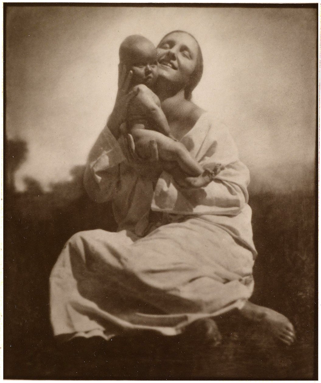 Matka a dítě kolem roku 1925 od Rudolph Koppitz