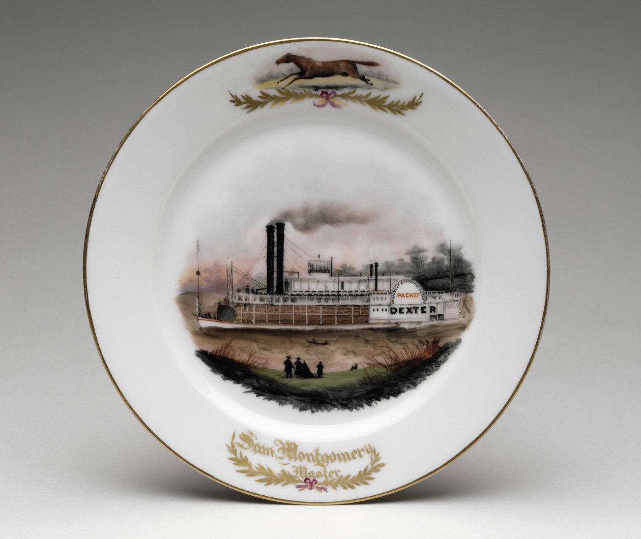 Talíř, 1868 (porcelán) od Rudolph T. Lux