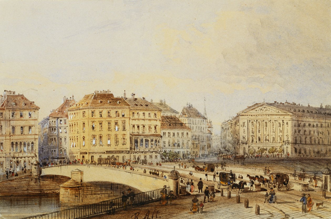 Ferdinandův most od Rudolf von Alt