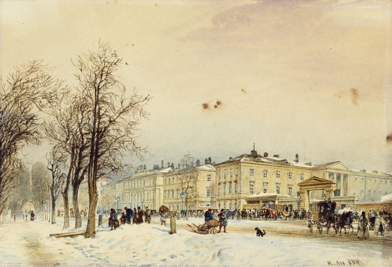 Severní nádraží, Vídeň; Severní nádraží, Vídeň, 1852 od Rudolf von Alt