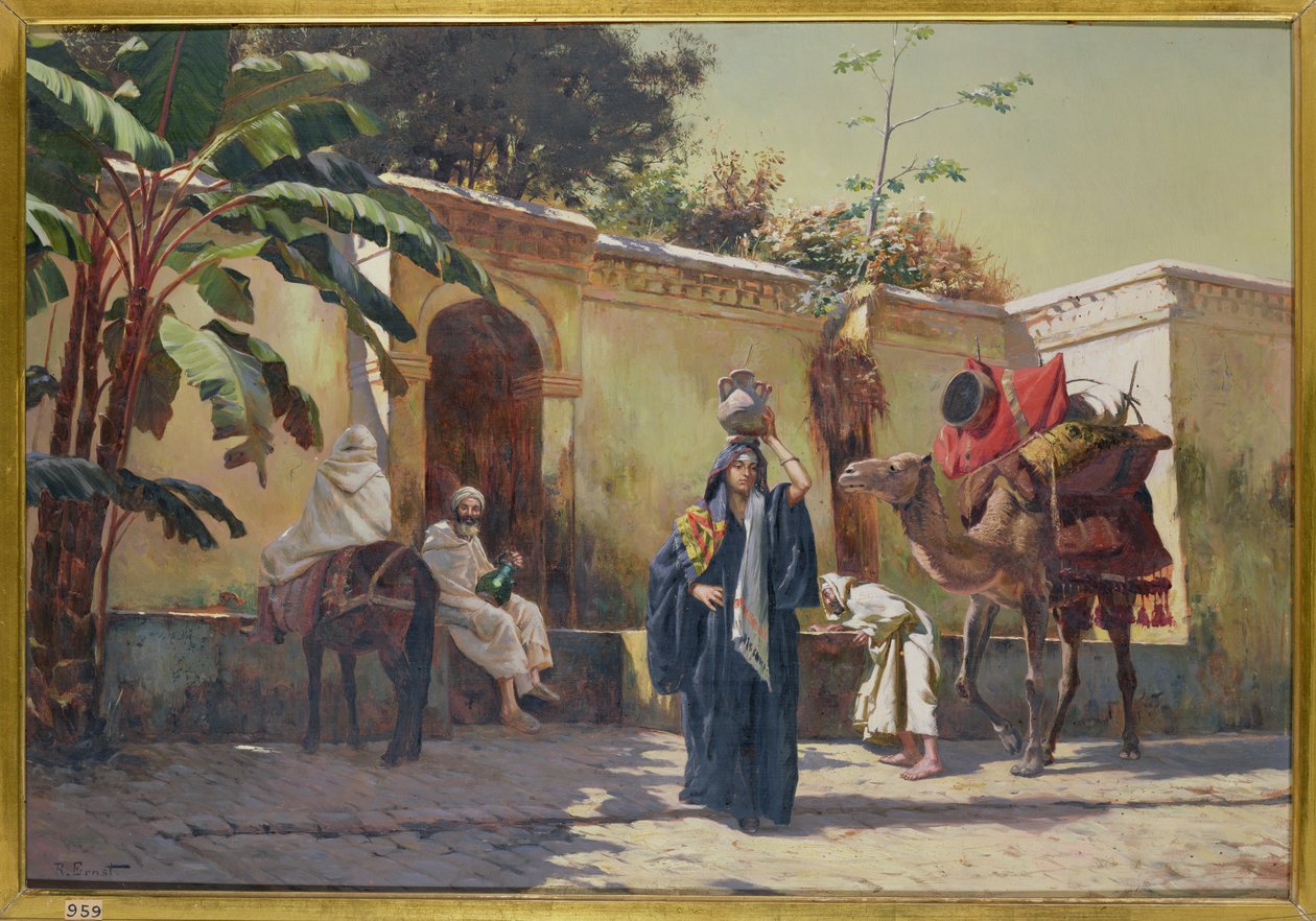 Marocká scéna od Rudolphe Ernst