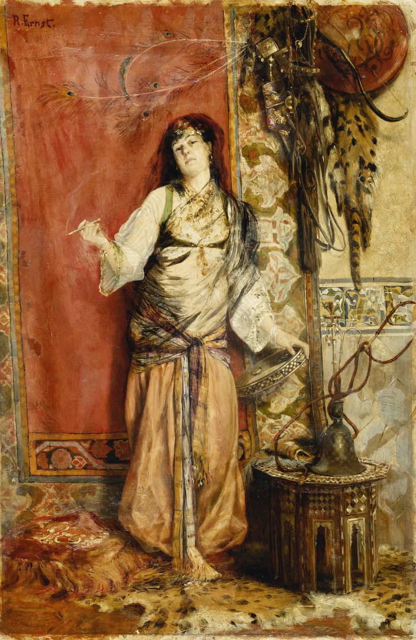Odaliska, od Rudolphe Ernst