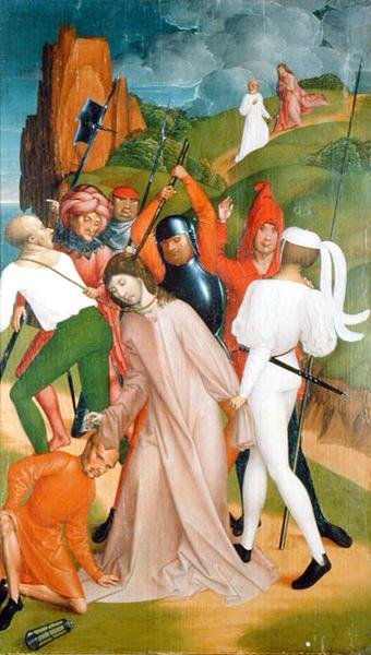 Kristovo zatčení z cyklu Umučení (tempera na desce) od Rueland the Younger Frueauf
