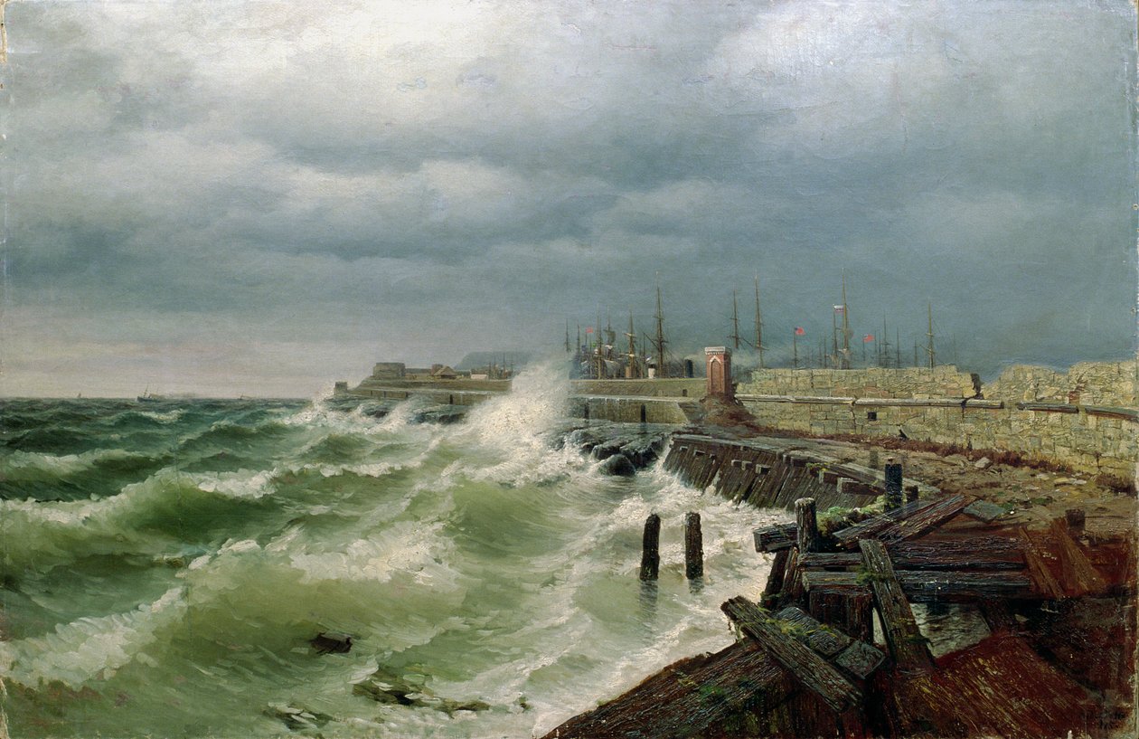 Oděské molo, 1885 od Rufim Gavrilovitch Sudkovsky