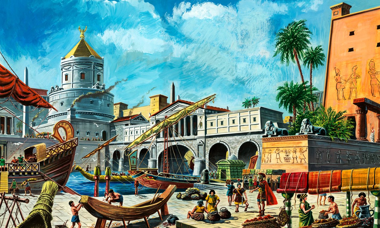 Alexandria (kvaš na papíře) od Ruggero Giovannini