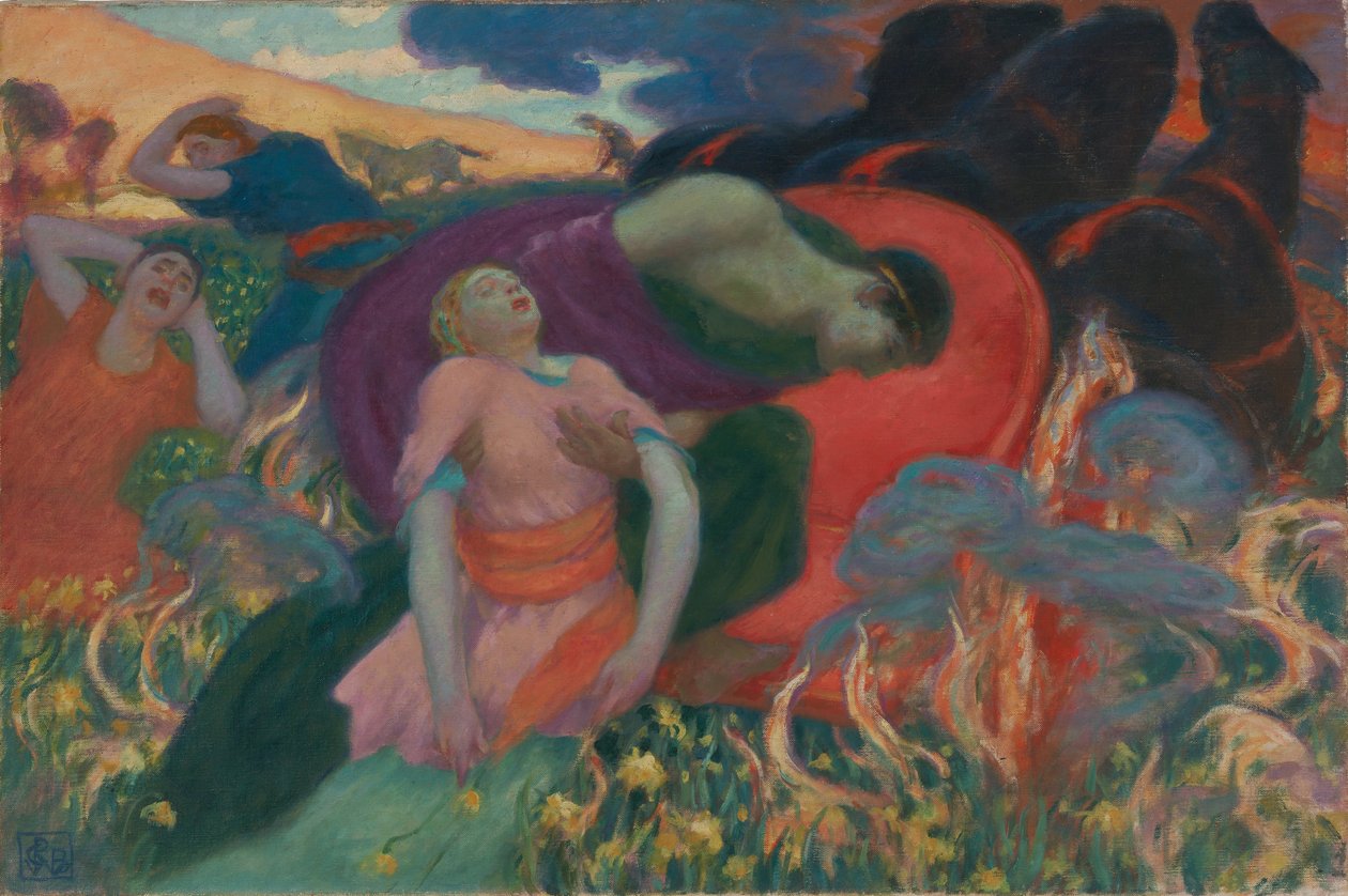 Znásilnění Persefony od Rupert Bunny