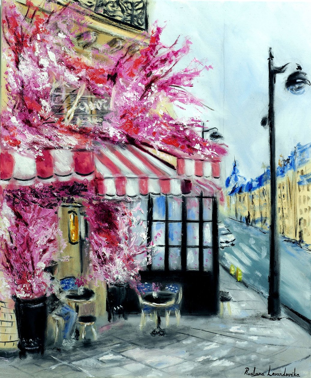 La Favorite Paris, 2022 (olej na plátně) od Ruslana Levandovska