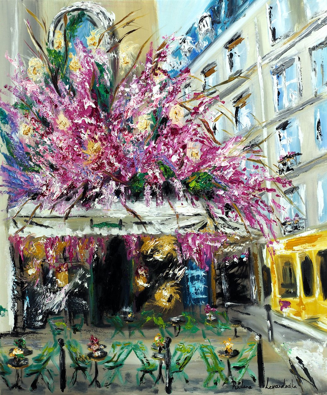 Maison Sauvage Paris II, 2022 (olej na plátně) od Ruslana Levandovska