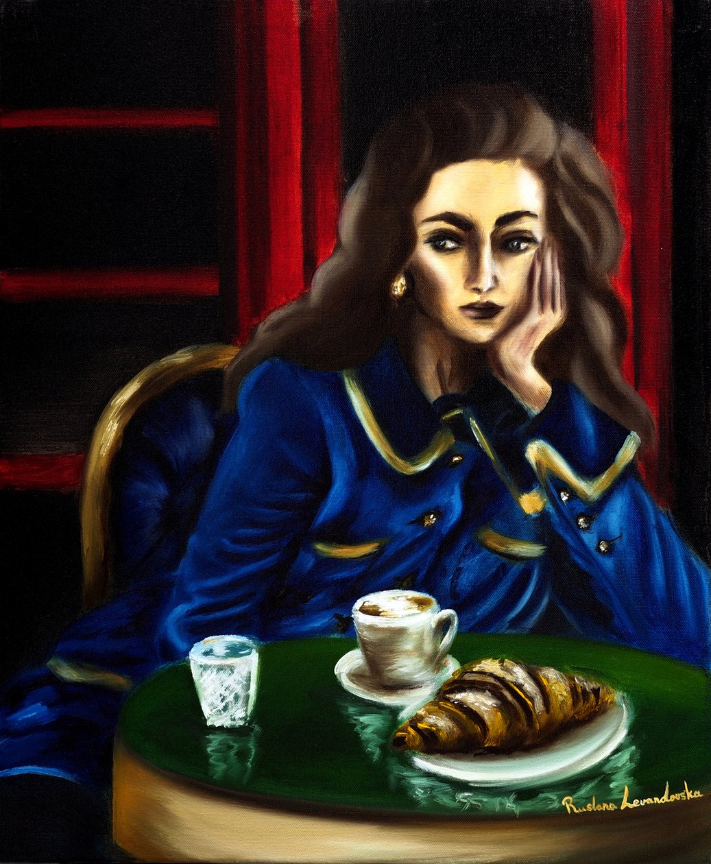 Šepoty Paříže, 2024 (olej na plátně) od Ruslana Levandovska