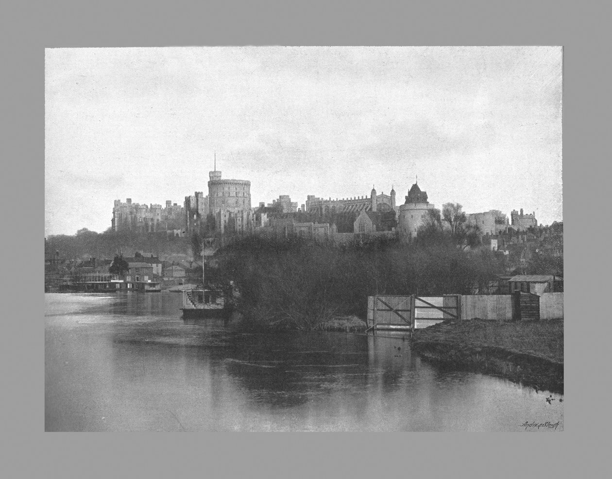 Hrad Windsor, c1900 od Russell and Sons