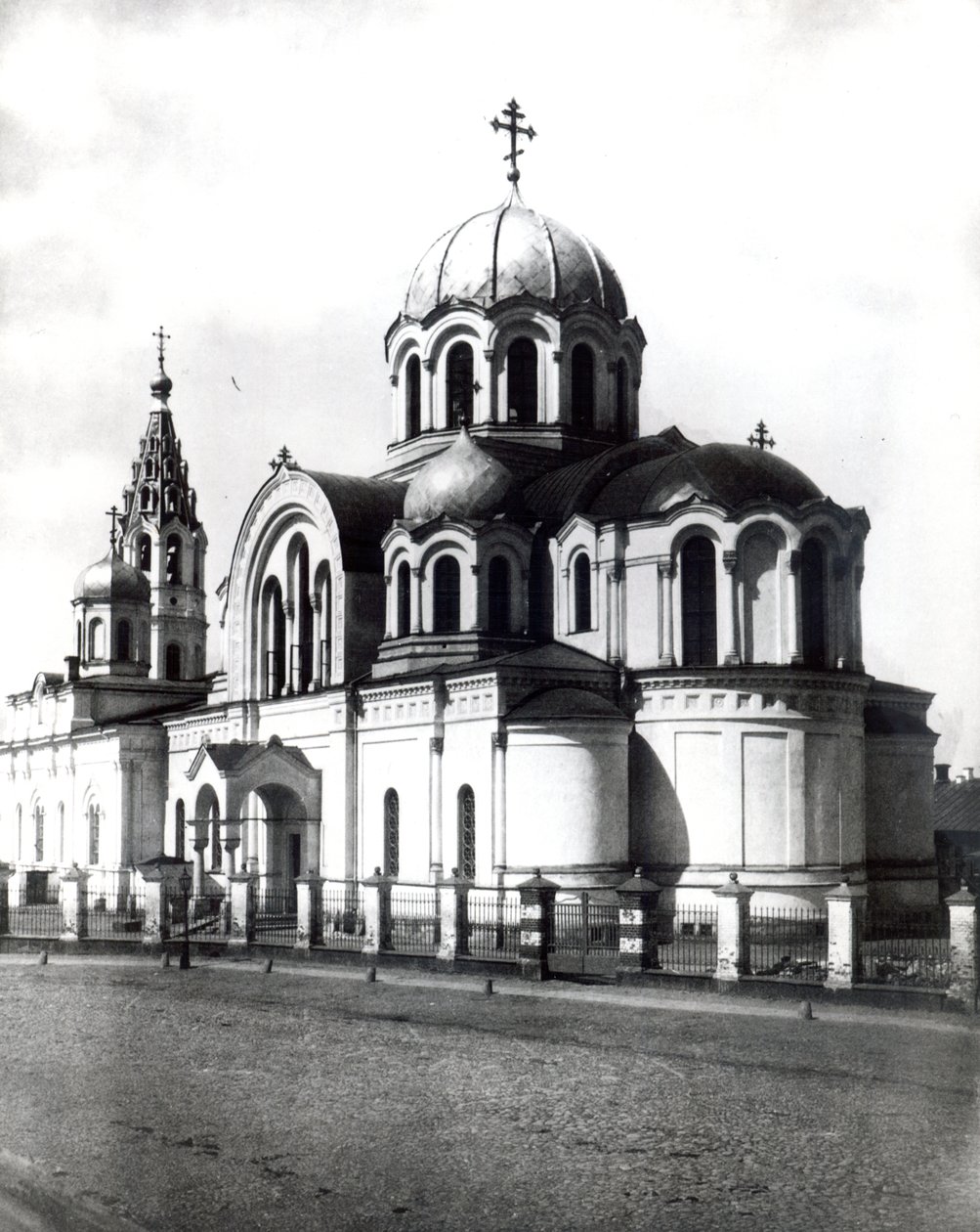 Kostel Matky Boží v Kazani, Moskva, 1881 od Russian Photographer