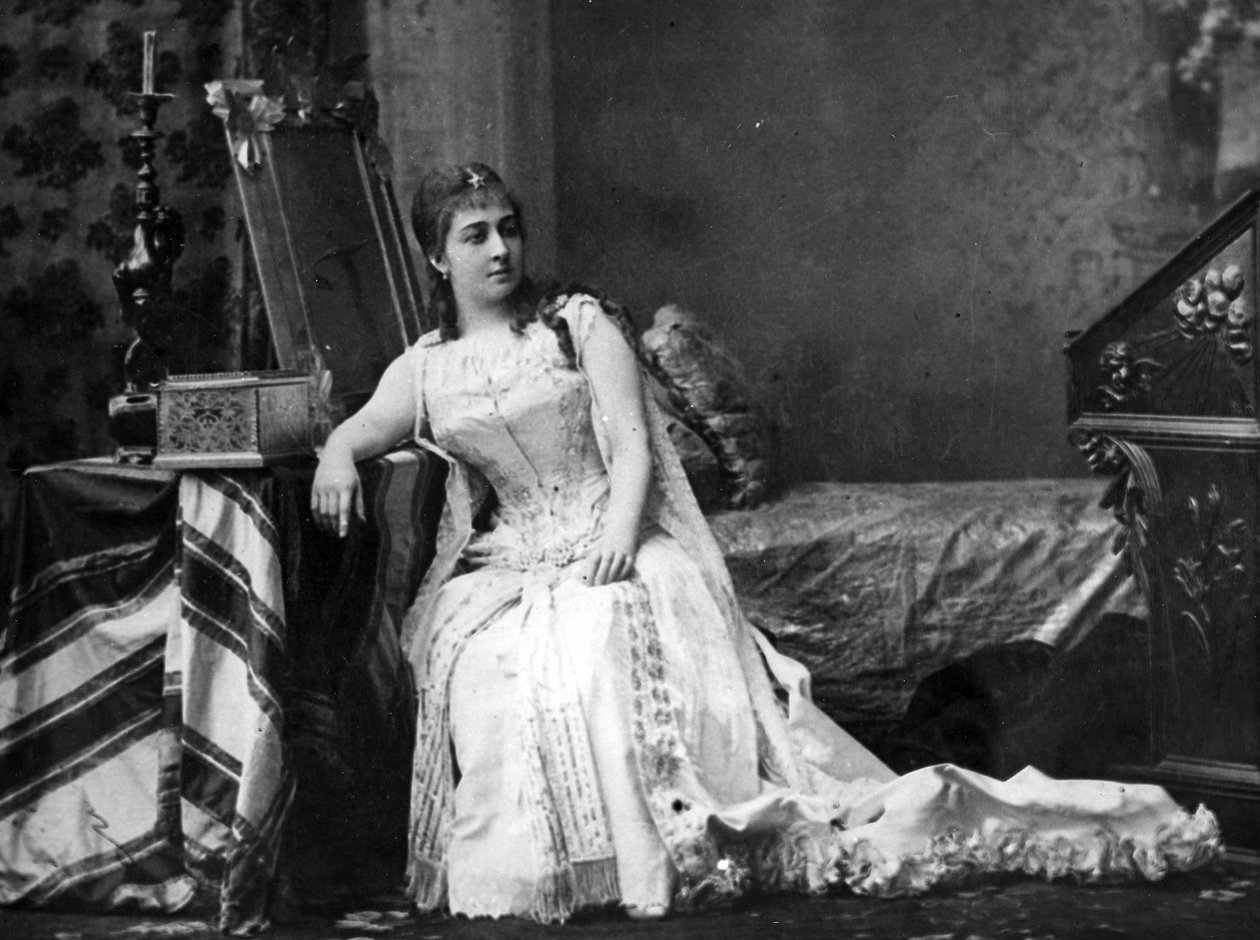 Nina Alexandrovna Fride jako Desdemona, 1897 od Russian Photographer