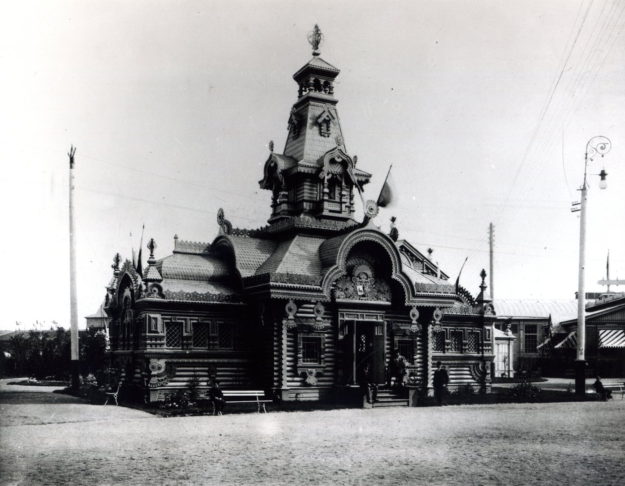 Pavilon na Všeruské výstavě průmyslu a umění, Nižnij Novgorod, 1896 od Russian Photographer