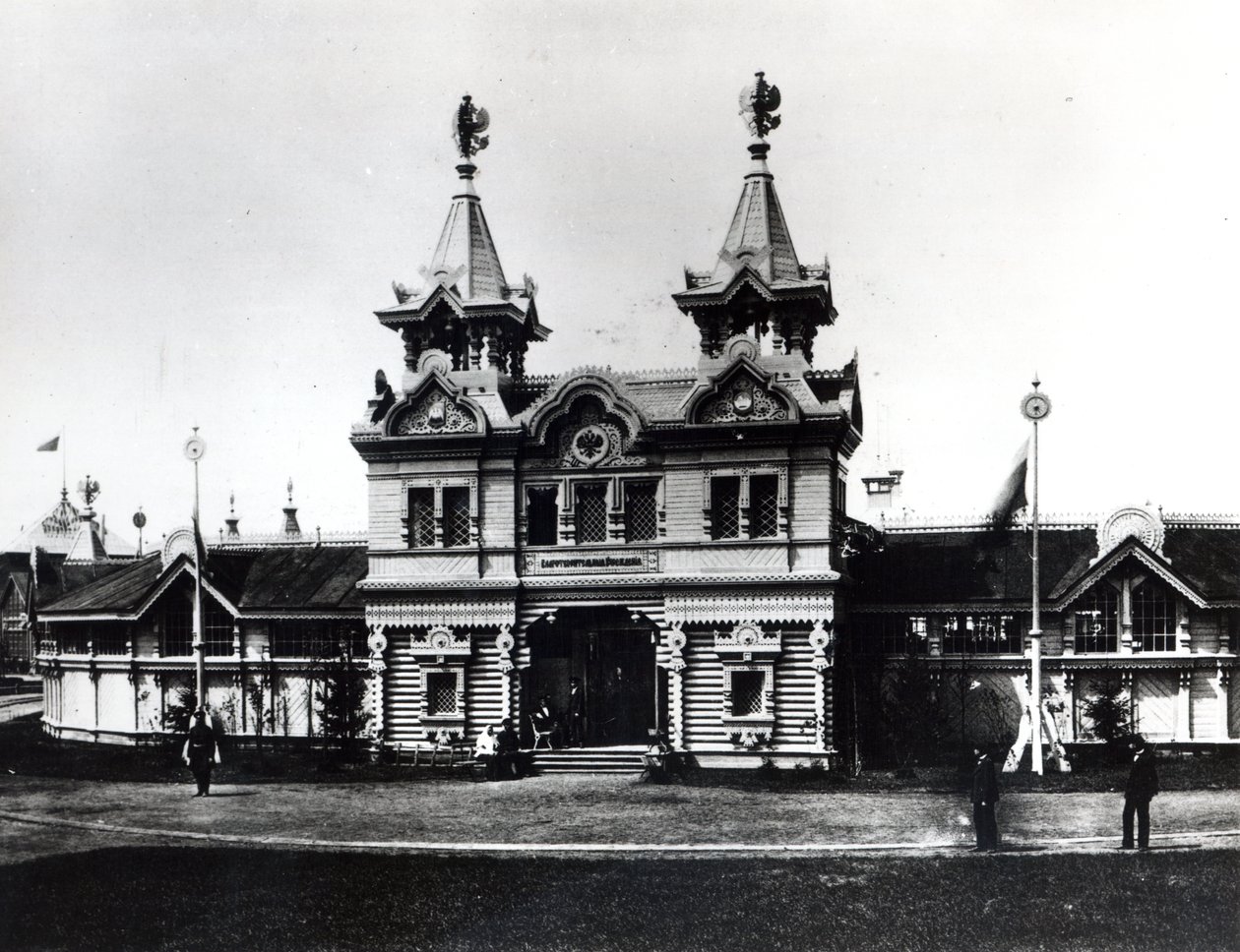 Pavilon dobročinných institucí, Všeruská výstava průmyslu a umění, Nižnij Novgorod, 1896 od Russian Photographer