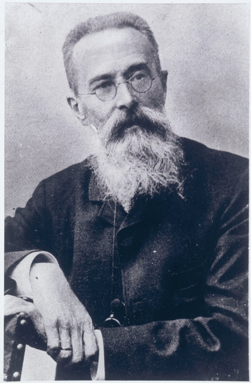 Portrét Nikolaje Andrejeviče Rimského-Korsakova (1844-1908) od Russian Photographer