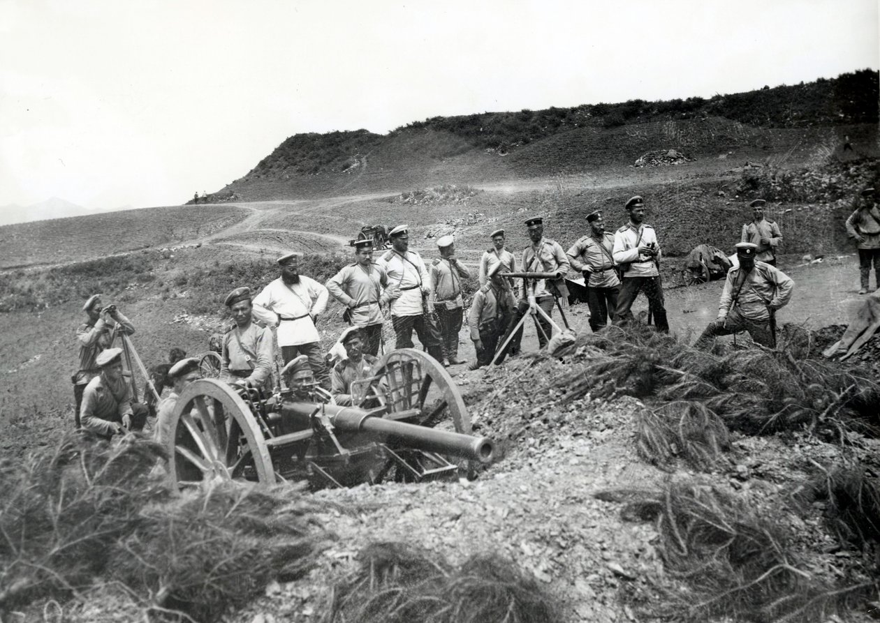 Ruské jednotky během rusko-japonské války, 1904 od Russian Photographer