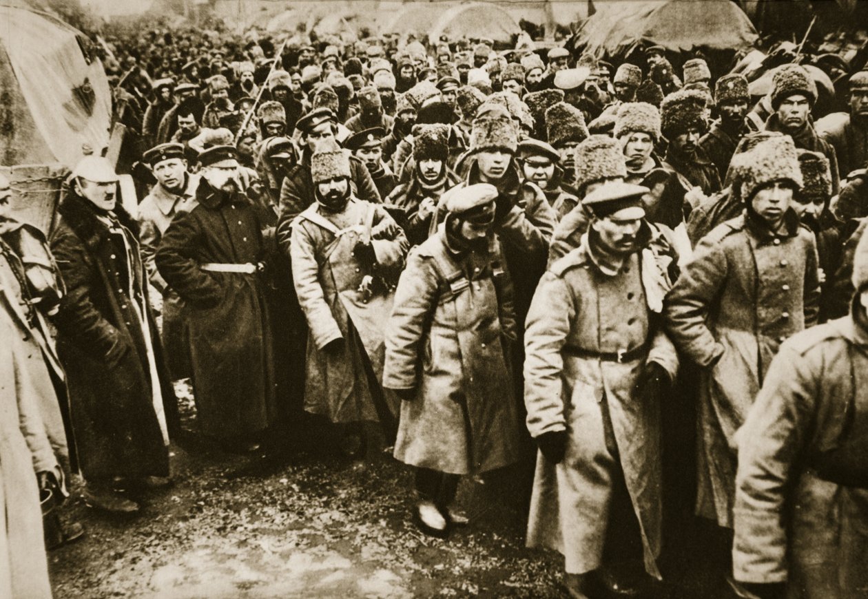 Velkovévoda Nicholas ztratil, jen ve vězních, 750 000 mužů (sépiová fotografie) od Russian Photographer