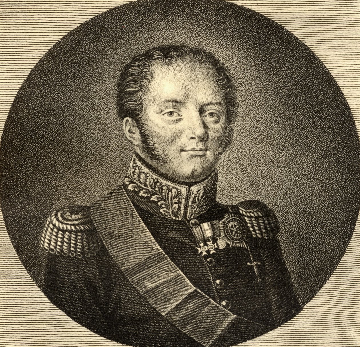 Alexandr I. (1777-1825) z Ruska od Russian School