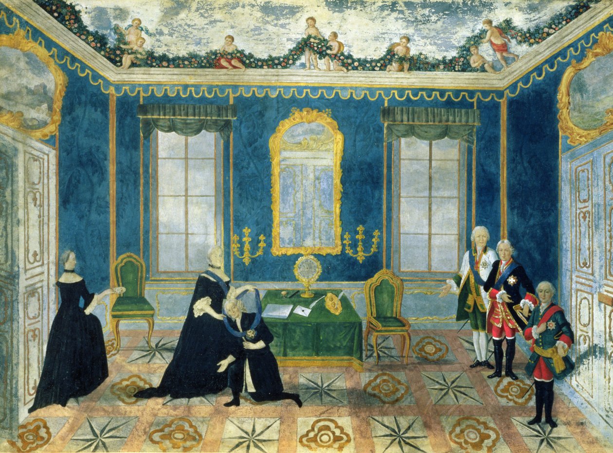 Kateřina II. odvolala kancléře Alexeje Bestuževa-Ryumina k soudu od Russian School