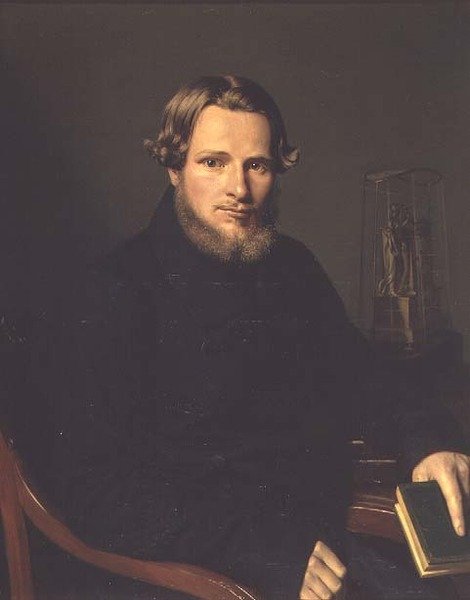 Portrét Petra Vasilieviče Filatova, kolem roku 1840 (pár 74388) od Russian School