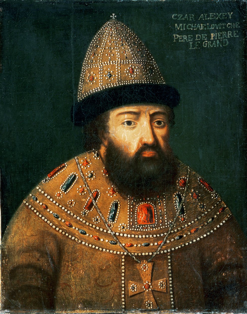 Portrét cara Alexeje I. Michajloviče (1629-shshsh) od Russian School