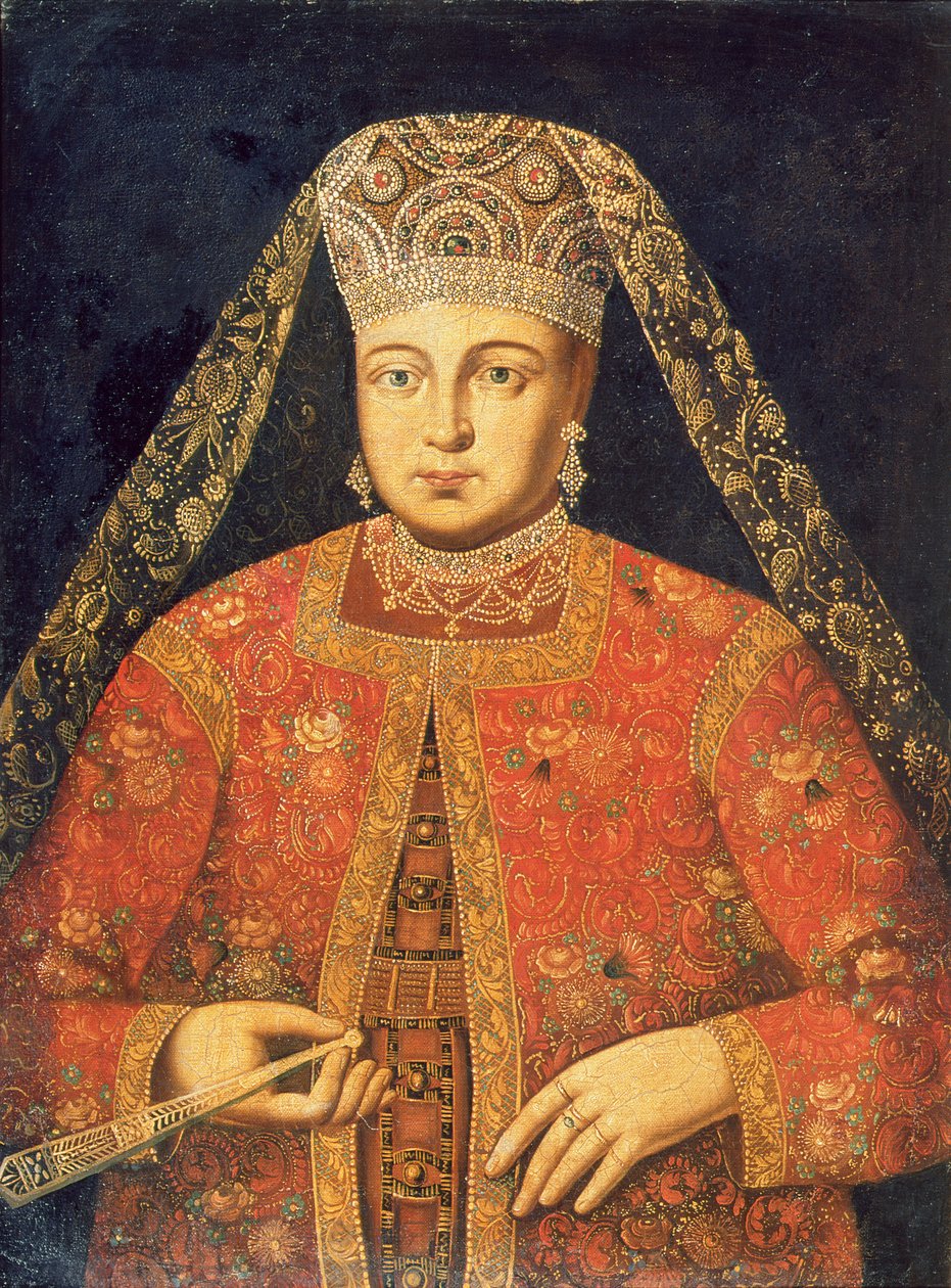 Portrét carevny Marfy Matvejevny (1664-1715) od Russian School
