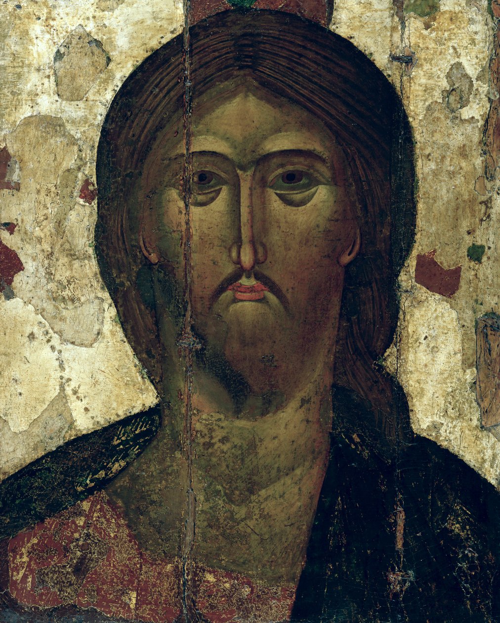 Spasitel, počátek 14. století (vaječná tempera na dřevě) od Russian School