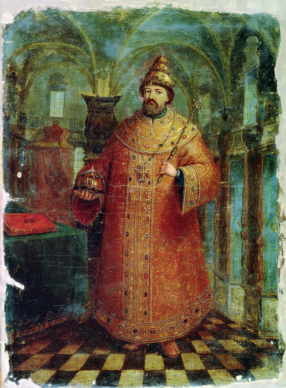 Car Ivan Alekseevič V (1666) od Russian School