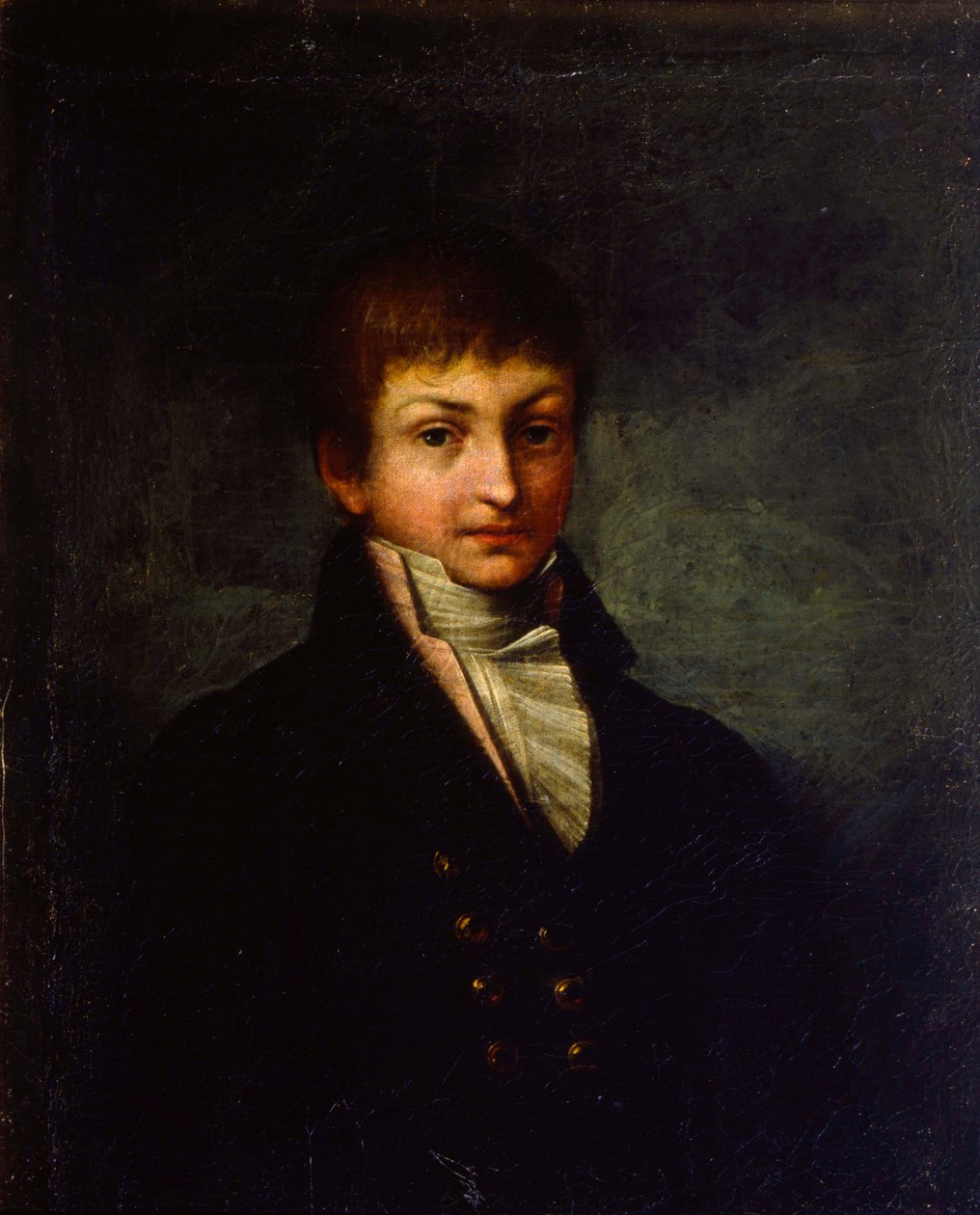 Portrét básníka Konstantina N Batyushkova, 19. století od Russian Master