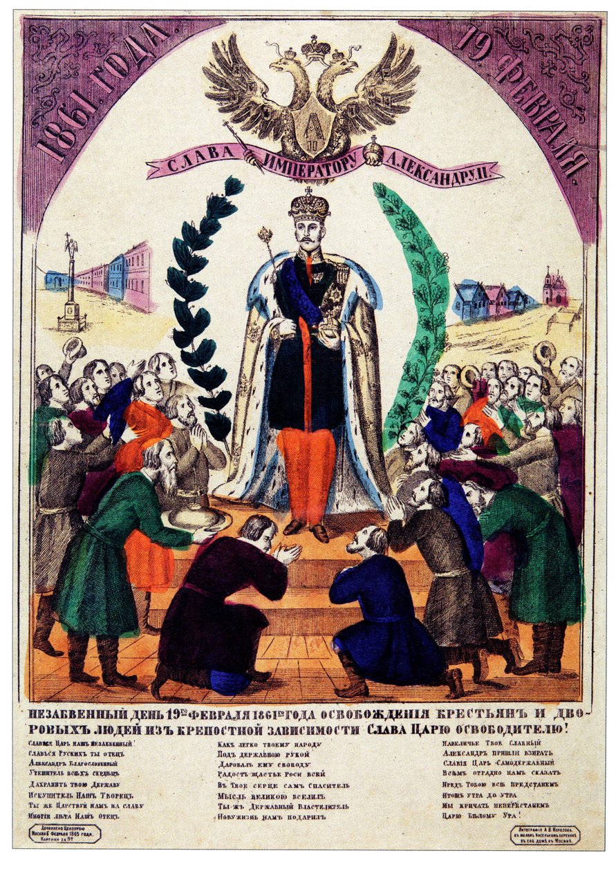Nezapomenutelný den emancipace nevolníků v roce 1861, 1865 od Russian Master