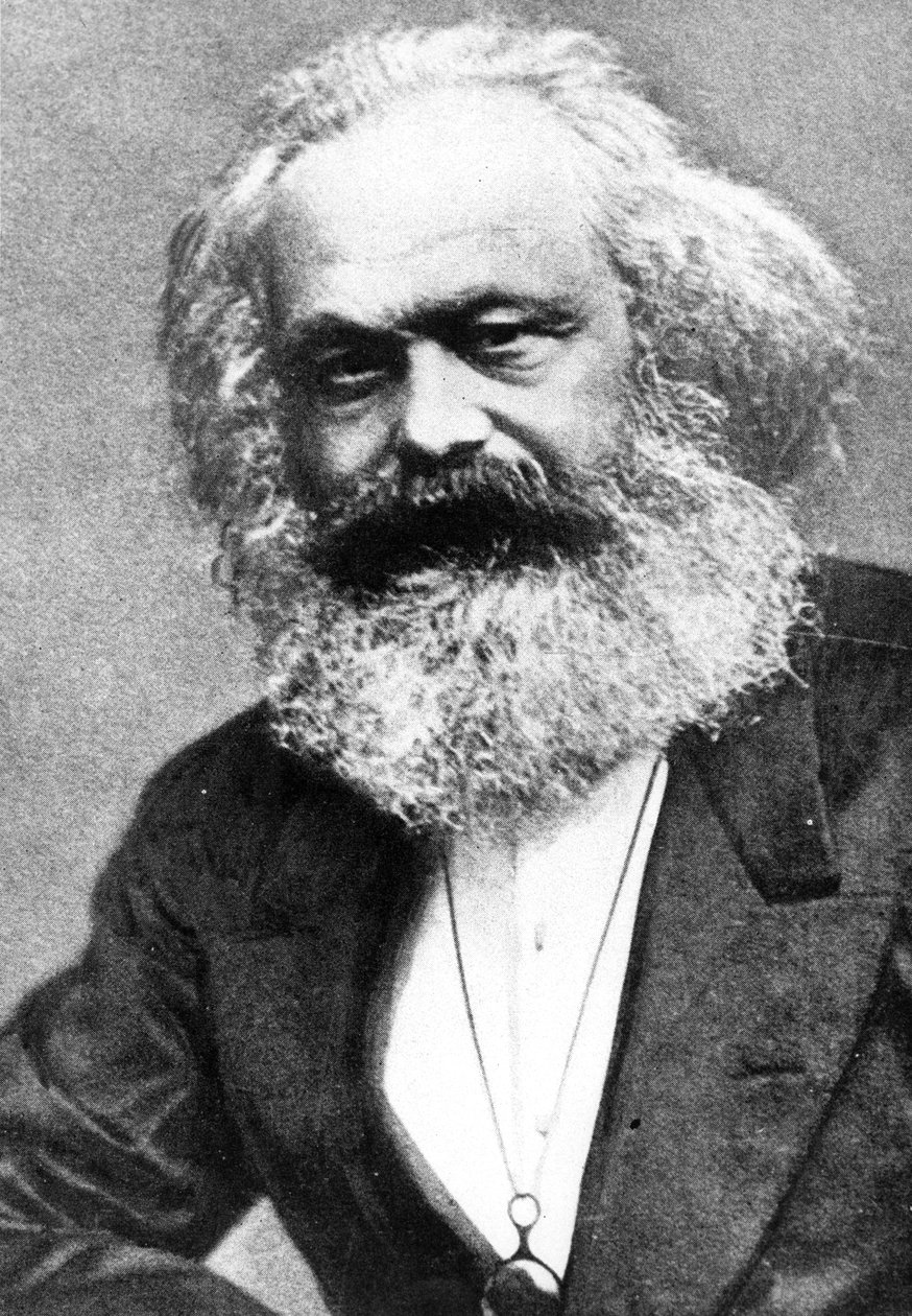 Karl Marx (černobílá fotografie) od Russian Photographer