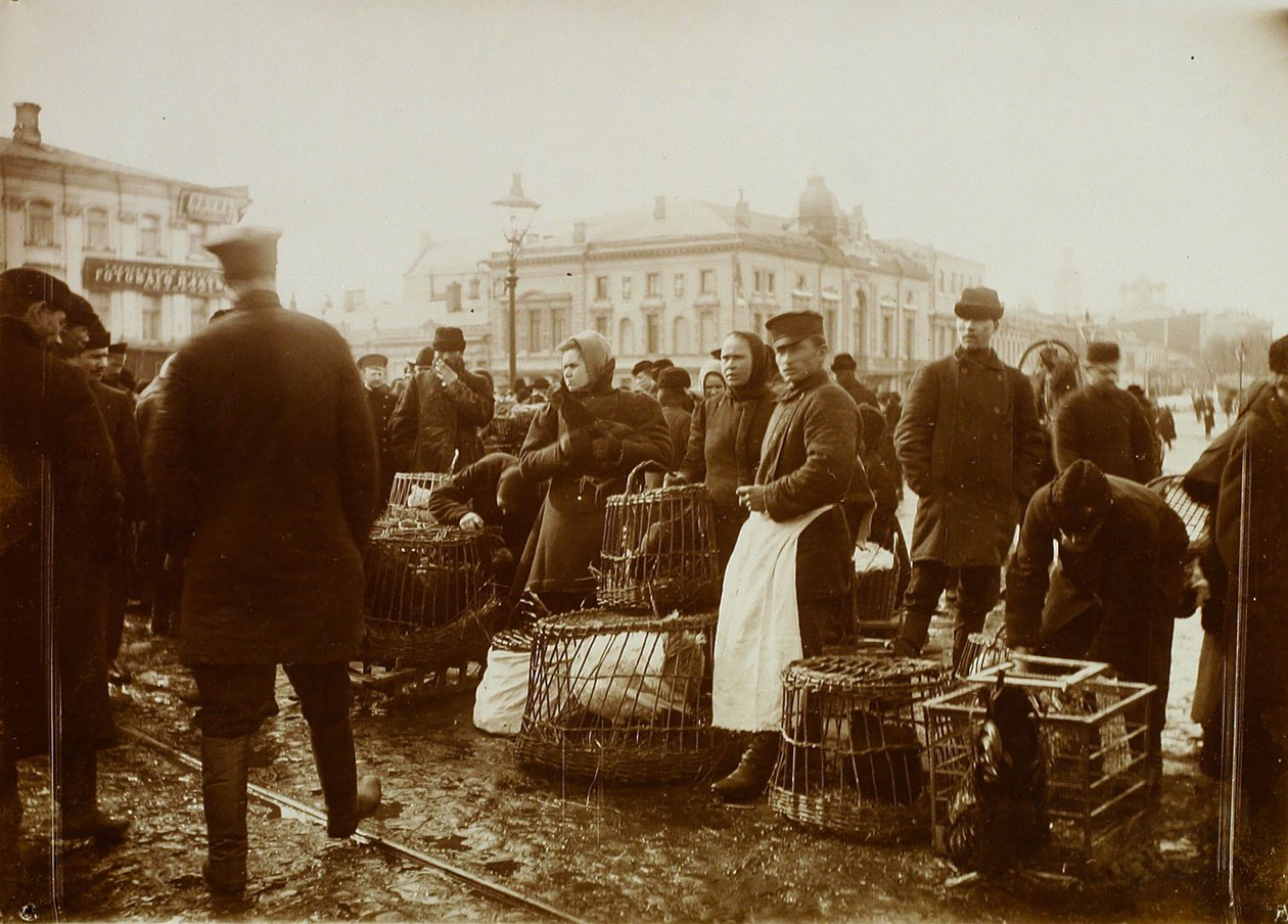 Ptačí trh na Trubném náměstí v Moskvě od Russian Photographer