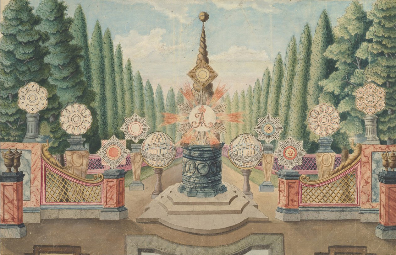 Korunovace cara Alexandra I., Moskva, září 1801, 1801 (wc) od Russian School