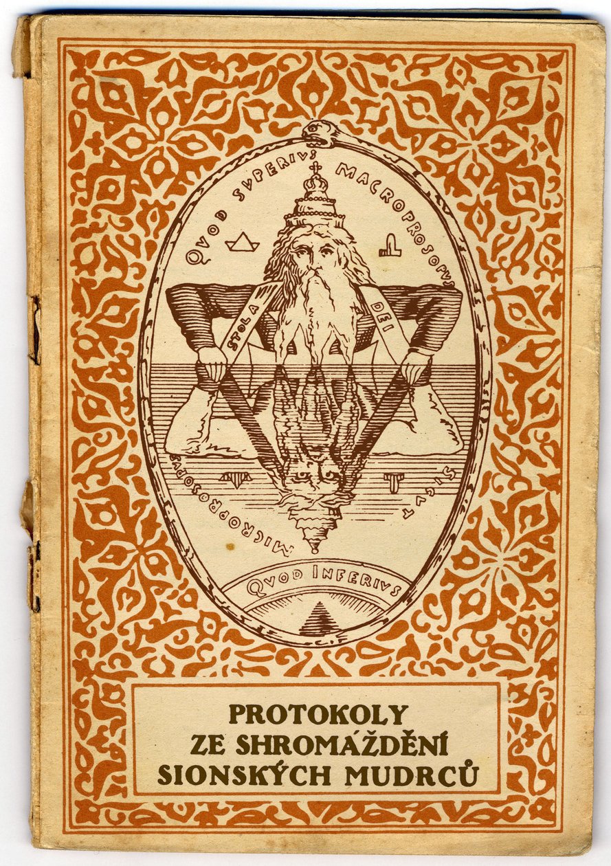 Protokoly sionských mudrců", antisemitská propaganda od Russian School